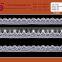 Tricot embroidered narrow thailand lace fabrics trim for garments