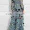 2016 Fashion Appliqued silk-organza gown for party HSD3016