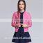 latest korean style classic fashion embroidered casual jacket customized