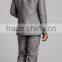 Grey Crosshatch Wool-Linen Blend Two Button Suit(SHT1153)