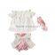 Lace romper Summer new design boutique baby girl clothing romepr comfortable infant and toddler clothing