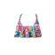 flora print swimsuits,strappy back flounce top with cheeky bottom
