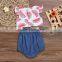 S60667B 2016 Newborn Baby Girl Clothes Cotton Infant Baby Clothing Kids Suit