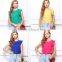 New design office ladies chiffon short sleeve blouses