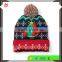 Christmas knitted baby santa fit custom acrylic hat