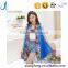 New Fashion Summer Floral Printing Silk Scarves Women Magic Mutifunctional scarves shawl