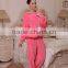 polyester embossed flannel pajamas