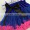 MOQ 1PCS royal blue with hot pink pettiskirts