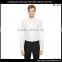 Men white business shirt with star print on the neck