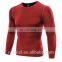 Breathable high quality long sleeve mens compression wear