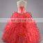 Suzhou Alibaba Dress Red Sweetheart Ball Gown Prom Dresses Quinceanera Dress HMY-D532