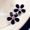 Authentic 100% 925 Sterling Silver Darling Daisies Stud Earrings For Women Luxury Fine Jewelry Fashion Gift