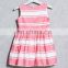 China Supplier Wholesale Fashion Kids V-Neck Sleeveless Baby Dress For Children Girl