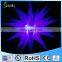 Multicolor Multipoint Decorative Hanging Christmas Stars Fire Retardant Polyester Led Inflatable Star For Event