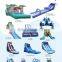 SINGLE line inflatable water slip N slide
