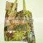 Ladies Tote BagLeather printed Canvas bag,Cotton Canvas Handbag