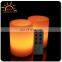 3 Pack (4", 5", 6") of Outdoor / Indoor Flameless LED Remote Control Real Wax Candles with Remote