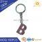 Personalized Metal Alphabet Letter B Keychain