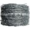 China supplier Galvanized iron barbed wire 12 14 16 18 gauge electro galvanized barbed wire