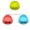 Colorful Multi-size Pets Feeder Single Water Bowl Neck Protection Anti-skip Cat Bowl