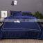 Home Hotel luxury High Quality 5 Star bed sheet bedding set cotton costom color navy bed set