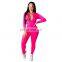 Wholesale Sexy women 2 two pieces outfits bodycon set