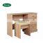 Dressing Table Coiffeuse Tocador Makeup Dressers Pink Mirror White Wood Wooden Style Sets Modern