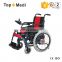 Portable Lightweight Handicapped Folding Motorized Automatic Power Electric Wheelchair for Disabled