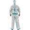 Disposable chemical resistant coverall professional garment CATIII