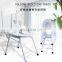 Factory wholesale elderly household stool chair folding toilet stool mobile toilet pregnant women  toilet chair