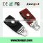 High speed Leather USB Flash Drive,Embossed Logo Leather USB stick 8GB