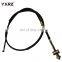 Good quality auto accessories front cg125 motorcycle brake cable with fitting end