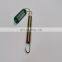 High Quality Stainless Steel Gold Finish Brake Return Spring Extension Spring With Long Hook Clamp for TVS Motorcycle
