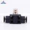 Black LSA-8 Air Hose Connector Plastic Push Quick Pneumatic Parts Tube Pvc Pipe One Touch Pneumatic Fitting
