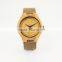 Wholesale Fashion Wood Watch Men Custom Logo ladies classic Wrist Watch With Leather Band