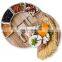 Charcuterie Board Set and Cheese Serving Platter. 13 inch Meat/Cheese Cutting Board with Knife Set
