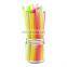 Reusable Color Hard Plastic Party Drinking Smoothie Straws