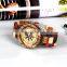 GOHUOS 16081 Womens Men Couple Watches Quartz Fashionable Private Label Wood Watch