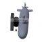 Low hull pressures floating yokohama hydro-pneumatic submarine fenders for berthing Submarines