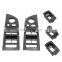 LHD RHD Carbon Fiber Car Interior Accessories Window Lifter Control Switch panel For BMW 3 Series E90 E91 316 318 320 325 328i
