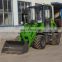 China cheap mini compact loader with trencher, mini farming loader