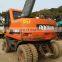 Дешевый б/у колесный экскаватор Doosan DH150lc-7/ DH140 продается