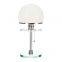 Modern Simple Contemporary Classic Desk Light Pull Switch Bedside Desk Lamp Round Ball Glass Table Lamp