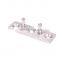 Heavy Duty Nickel Brushed Stainless Steel Sliding Barn Door Hardware For Wood Door