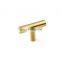 Brushed Brass Single Hole Gold Cabinet Knobs And Pulls Door Cupboards Drawers Bedroom Furniture Handles
