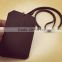 genuine cow leather id card door card holder neck rope with detachable string