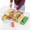 Free Sample Wholesale Kitchen 3 Compartments Multifunction Eco Friendly Organic Storage Bamboo Cutting Board With Grater Drawer