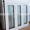 Thermal break aluminum alloy folding windows good insulation and sound insulation