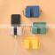 Wall Mounted Organizer Storage Box Remote Control Mounted Mobile Phone Plug Wall Holder Charging Multifunction Holder Stand
