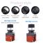 ip65 22mm black metal flat head select 3 position 20a 2NO 2NC latching push button switch
